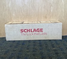 Vintage Schlage E Series Plymouth Handleset With Orbit Knob Style