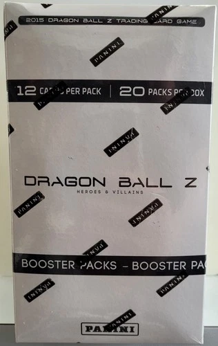 Factory Sealed Dragon Ball Z Heroes and Villains 20 Pack Panini Booster Box