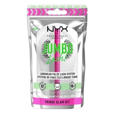 NYX Jumbo Lash Fringe Glam Kit – Vegan False Lashes + 2-in-1 Adhesive Eyeliner