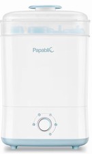 Papablic Pro Bottle Sterilizer Dryer, Large Cap 10, White/Blue