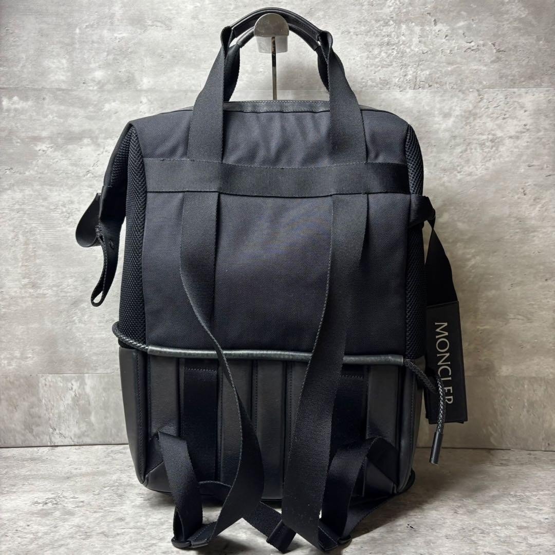 Moncler Craig Green Technical Backpack Black Nylon Men Used Authentic thumbnail 3
