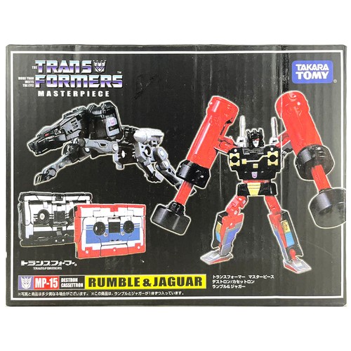 Transformers Masterpiece MP15 - Rumble & Jaguar Figure Takara Tomy - Open Box MS