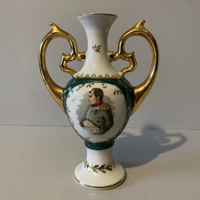 Tolle Vintage Limoges France Miniatur Vase ''NAPOLEON'' Monarch