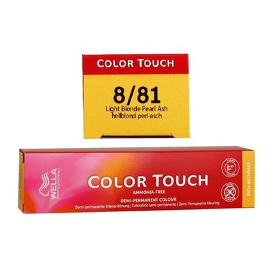 Wella Color Touch Rich Naturals 60 ml 8/81 hellblond perl asch