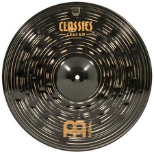 Meinl 18" Crash Cymbal - Classics Custom Dark - Made in Germany, 2-YEAR CC18...