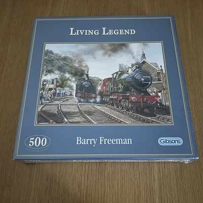 Gibson Living Legend Puzzle 500 Teile Dampflok von Barry Freeman 33 x 49 cm