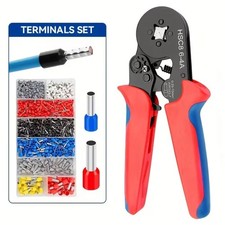1200PCS Connectors Cord Wire Crimp Cable Pin End Bootlace Ferrule Terminals Kit