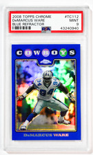 2008 Topps Chrome #TC112 DeMarcus Ware Blue Refractor PSA 9 Mint Cowboys