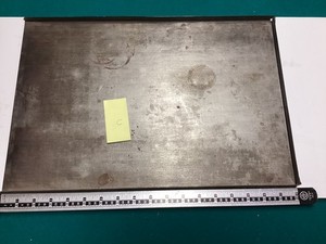One Letterpress Galley form Tray 12" x 18" Steel Cabinet furniture - lot C