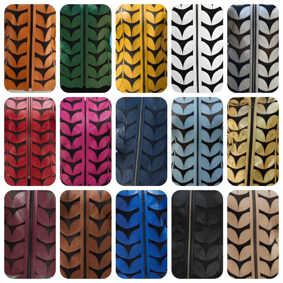 Chaqueta de cuero para mujer Chaqueta de cuero para mujer Chaqueta de cuero Todos los colores Talla Foto 2 de 4