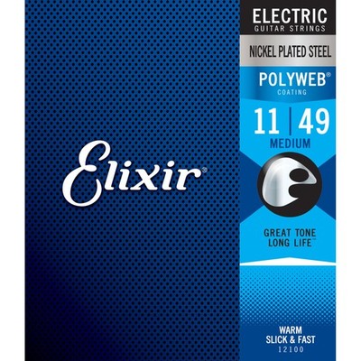 Elixir 12100 Polyweb Electric 11-49 - E-Gitarrensaiten