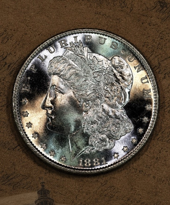 1881-S Morgan Silver Dollar - Beautiful High Grade BU Original PQ Piece