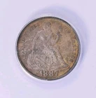 1887 Liberty Seated Dime ANACS XF40 Details