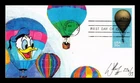 Dr Jim Stamps 20C Intrepid Hot Air Balloon First Day Cover WII Cachet