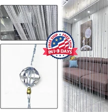 Cristal Cortina de Decoracion Del Hogar Para la Puerta Cortinas de Cuerda 78.74"