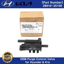 Válvula de control de purga original OEM 2891025100 para Hyundai Kia 2,0 L 2,4 L 2006-2014
