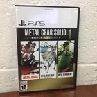 PS5 Metal Gear Solid Vol 1 Master Collection Gamestop Display Only Case No Game