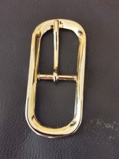 BELT BUCKLES 10993 2.5"X1" Gold Plated Made in Italy