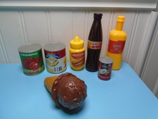 MISC SET OF KITCHEN PLAYHOUSE TOY ITEMS UNBRANDED MF621