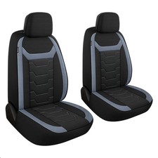 AOKAOK Breathable Car Seat Covers 2 Front Set, 3D Air-Mesh Seat Covers for Cars,
