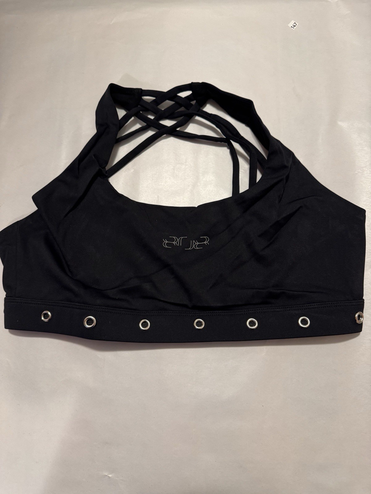 Strap Sport Bra Black