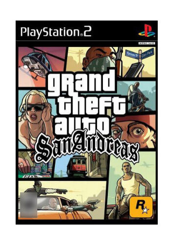 Grand Theft Auto: San Andreas PlayStation 2 Box Art Cover by