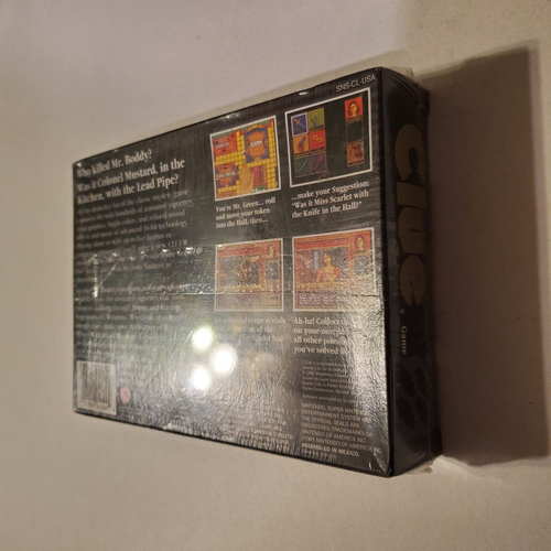 Clue (Super Nintendo SNES, 1992) ☆ SEALED ☆ Brand New ☆ - Picture 22 of 22