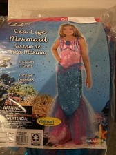 Halloween Costume NEW Girl's Sea Life Mermaid Small or Medium