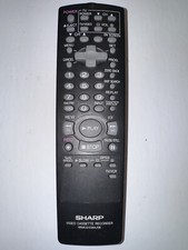 Sharp VCR TV Remote Control RRMCG1236AJSB OEM