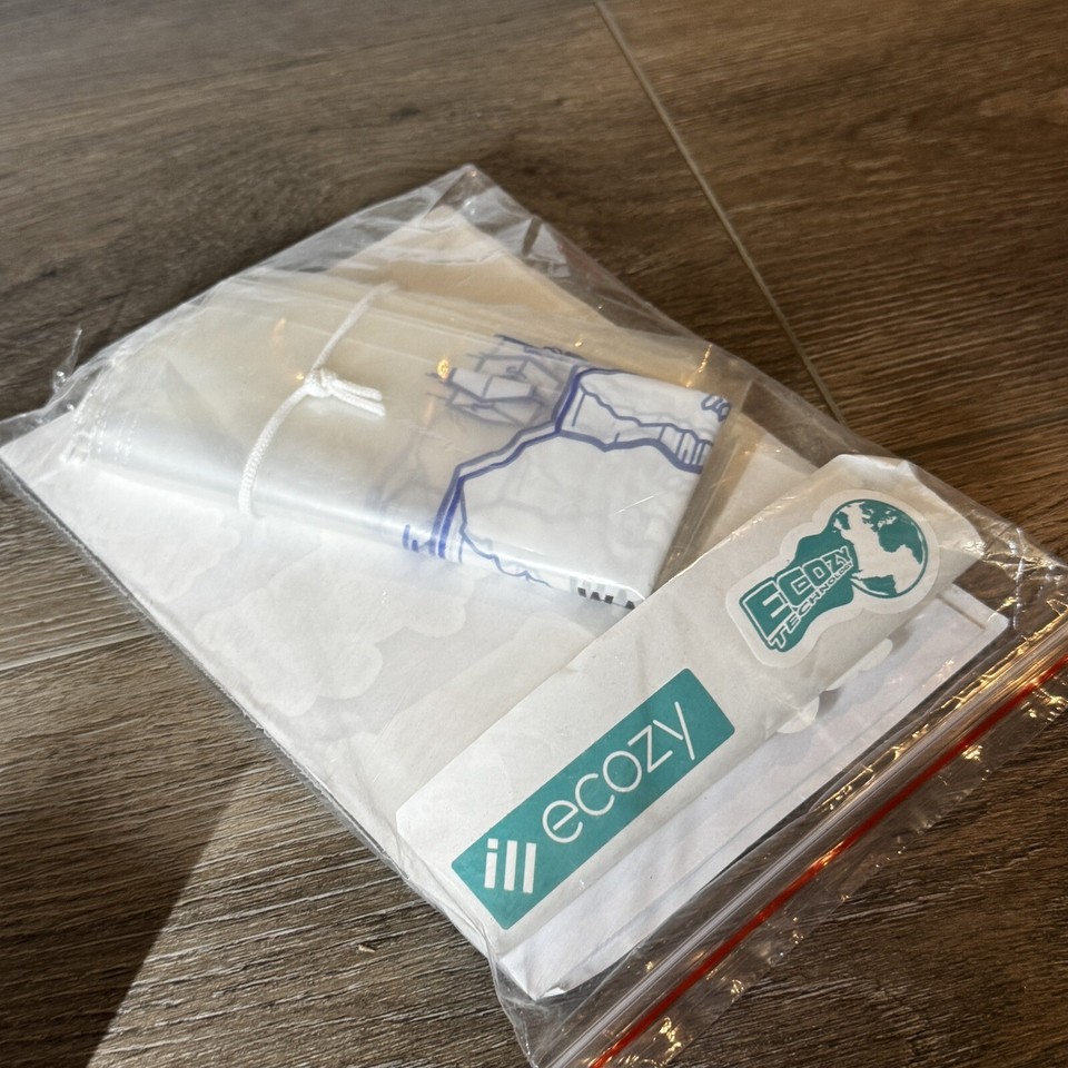 Ecozy Nugget Ice Maker Countertop with Handle 33 Lbs Chewable Pellet