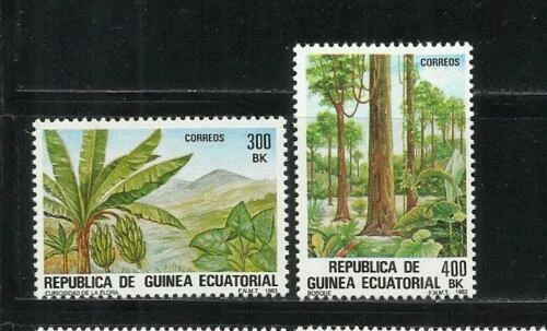 Sellos de Guinea Ecuatorial, flores