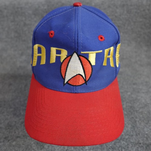 Stratrek Baseball Hat Blue Vintage Strapback Embroidered
