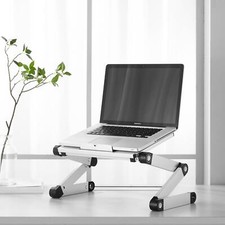 Mainstays Folding Sit and Stand Cooling Vented Laptop Desk/Stand - New