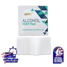 FDA APPROVED: 10000PCS MEDIUM ALCOHOL PREP PADS SWABS WIPES, EXP 05/2028