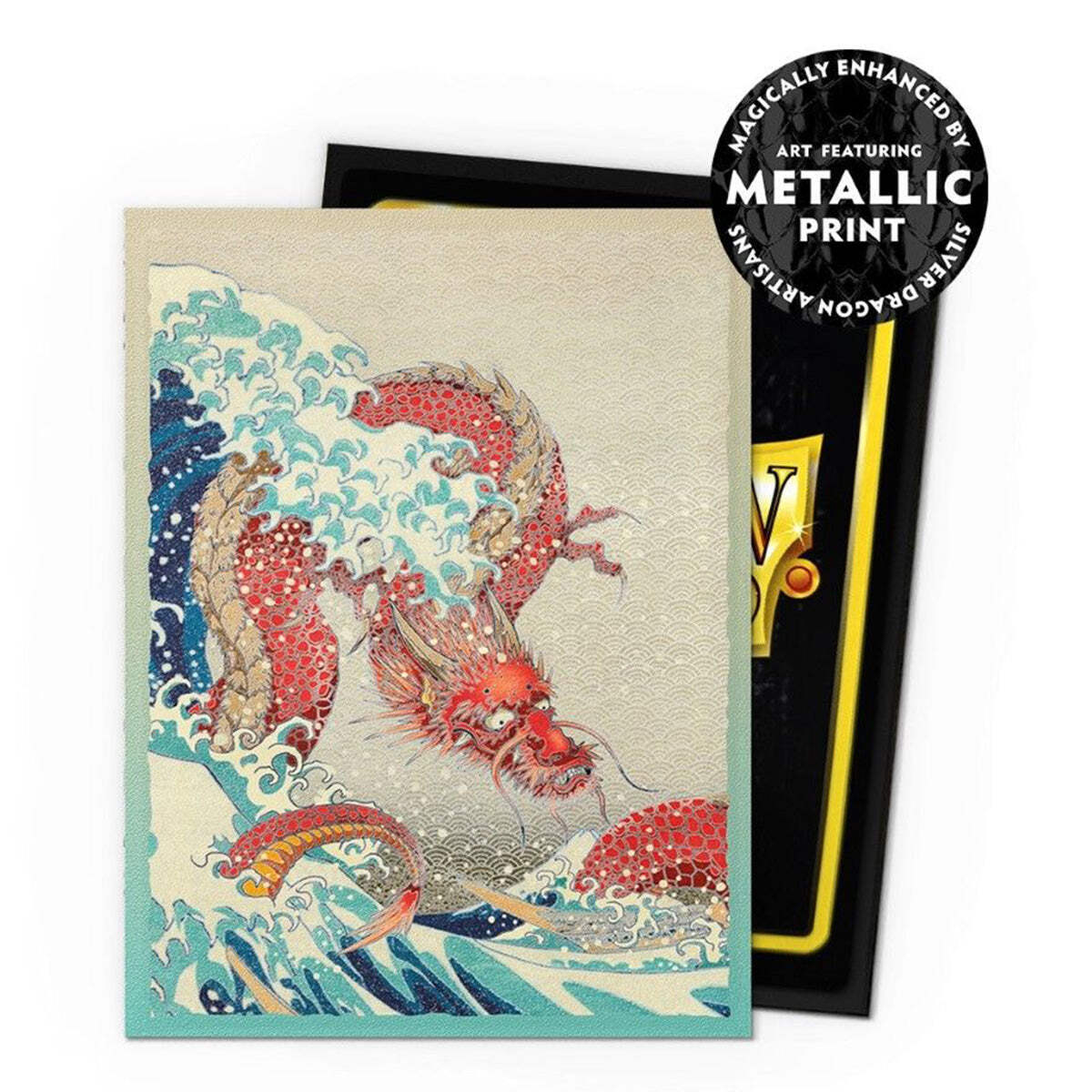 【新品】ドラゴンシールド 25周年 スリーブ GREAT WAVE 2セット 新品】ドラゴンシールド 25周年 スリーブ GREAT WAVE 2セット