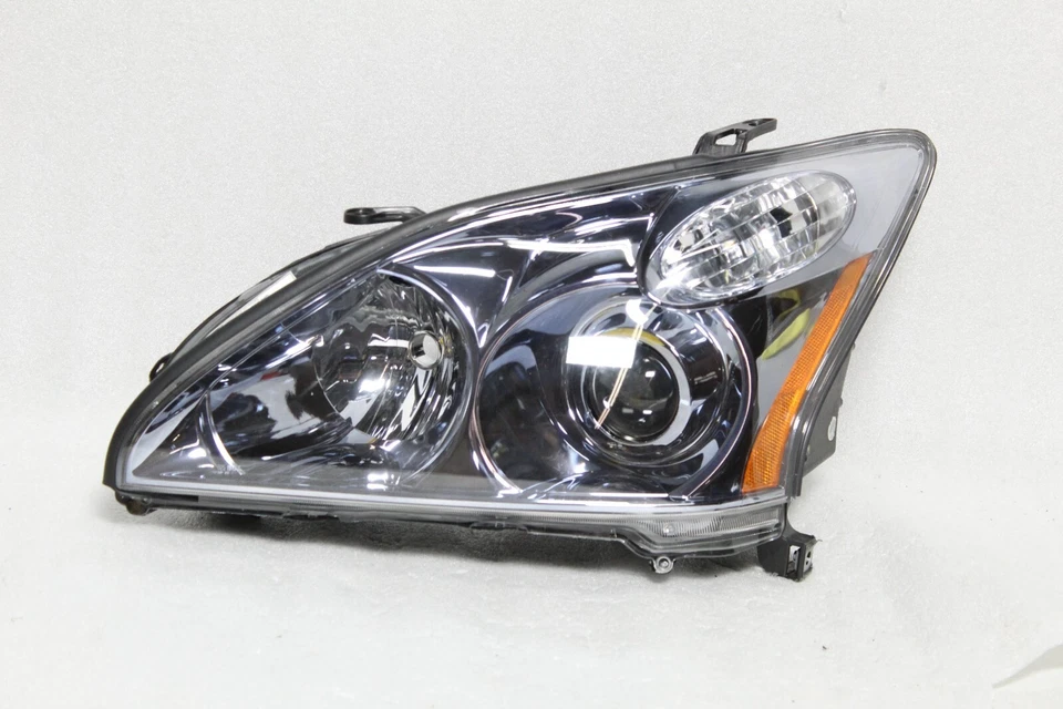 LEXUS RX400H 2008 2009 XENÓN AFS faro lámpara izquierda izquierda conductor bisel azul OEM Foto 2 de 4