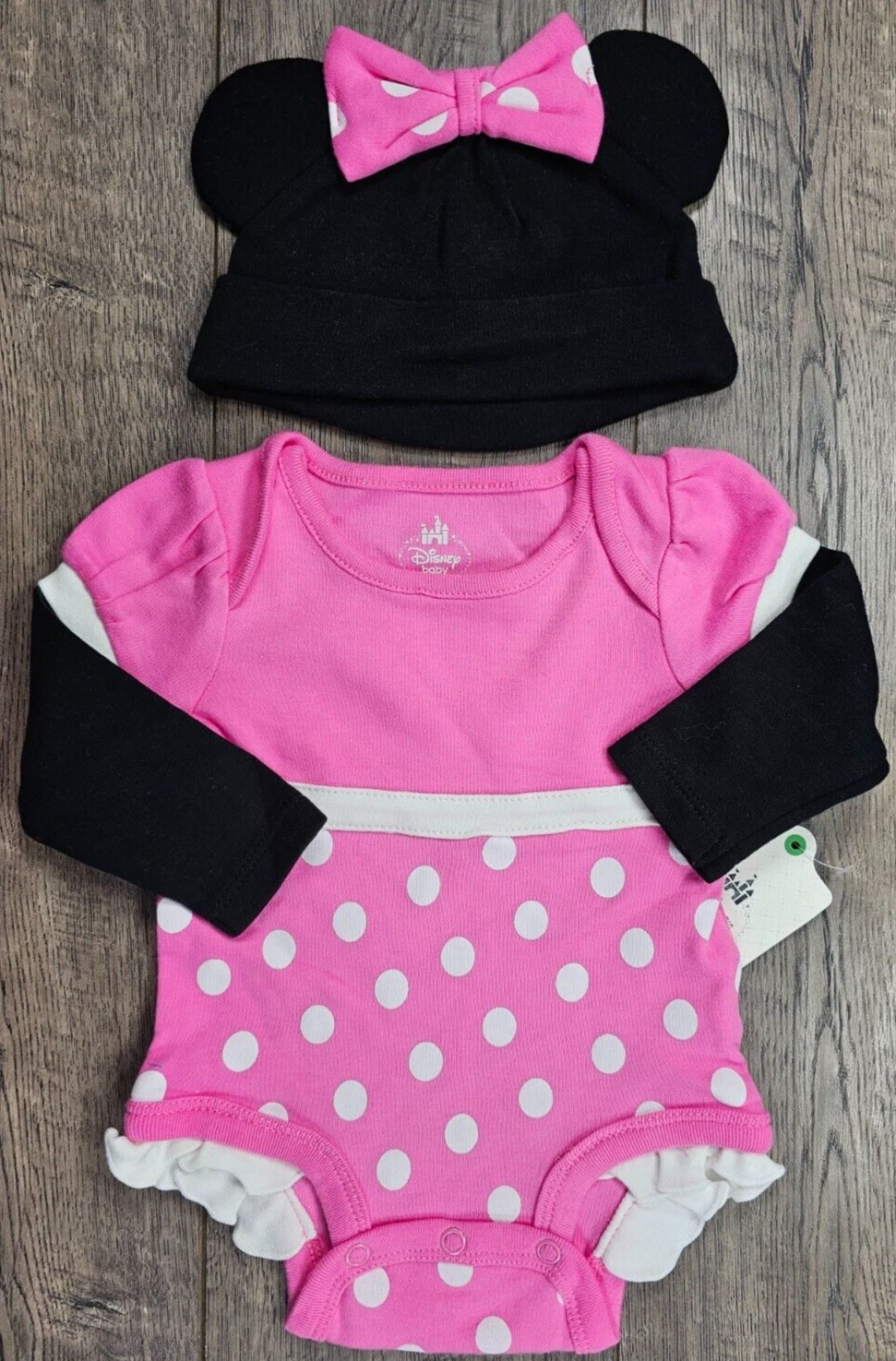 Baby Girl Clothes New Disney Baby 3-6 Month 2pc Minnie Mouse Outfit