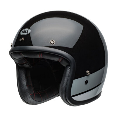 BELL Jet Helm Custom 500 Apex Flake Schwarz Grau Glanz ECE 22.06