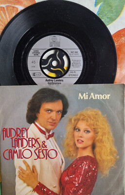 7'' Ariola SL AUDREY LANDERS & CAMILO SESTO Mi Amor + Guantanamera 107 100 D 1984