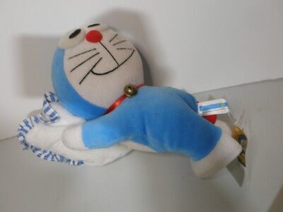Doraemon sleeping plush w/pillow (from Japan) Fujiko Pro (by Animation Intl) NWT