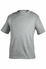 NEW Delta Apparel Blank GREY Magnum Weight Youth Short Sleeve T-SHIRT S/M Unisex