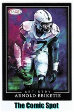 2022 SAGE ARTISTRY ~ ARNOLD EBIKETIE #3 ~ RC ROOKIE CARD ~ ATLANTA FALCONS NFL