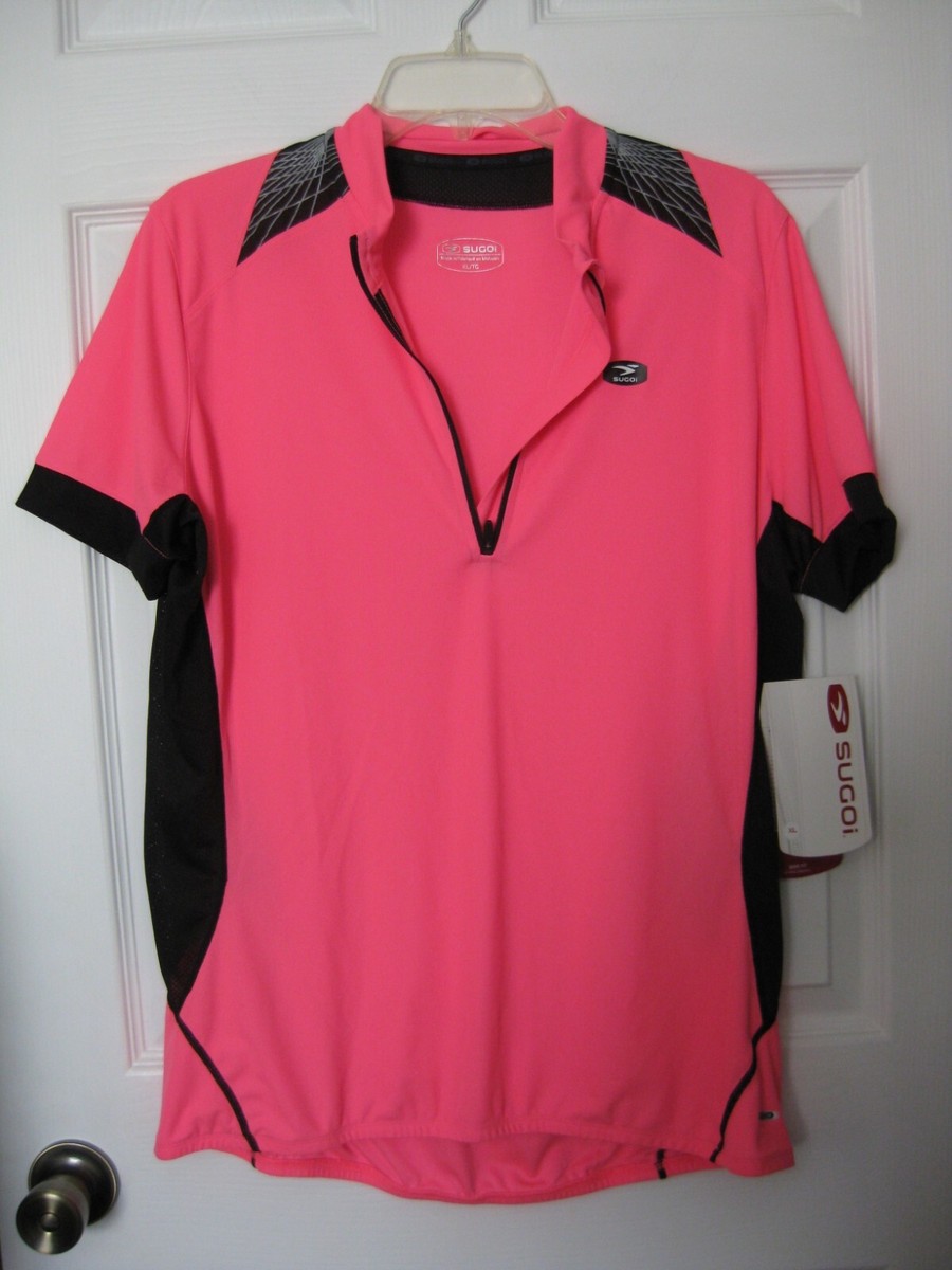 SOGOi Womens Neo Pro Cycling Jersey Size XL NWT Hot Pink/Black | eBay