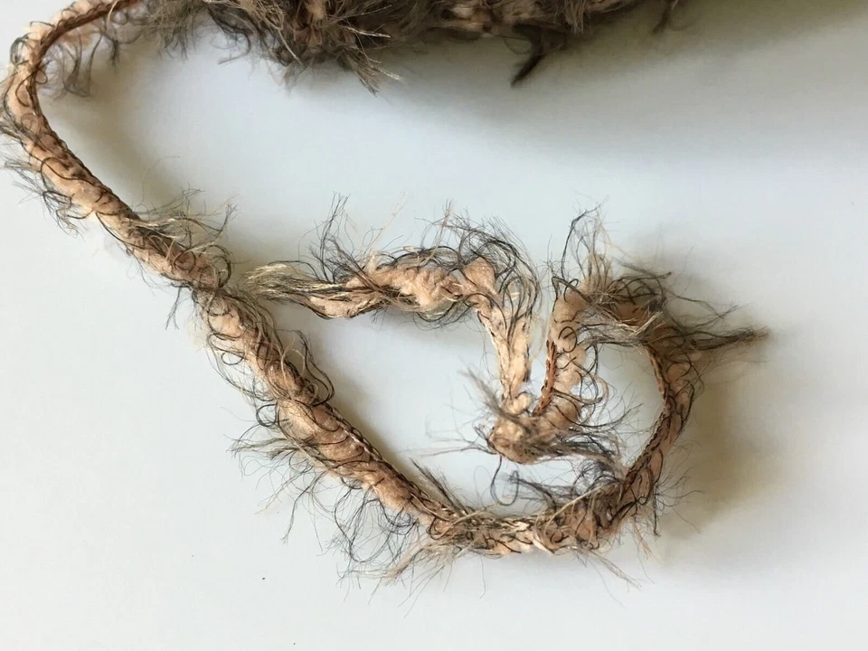 Berroco Marmot Yarn #3731 Morganite Beige Brown Fur-Like Nylon 50gr 93y faux fur - Image 3 of 4