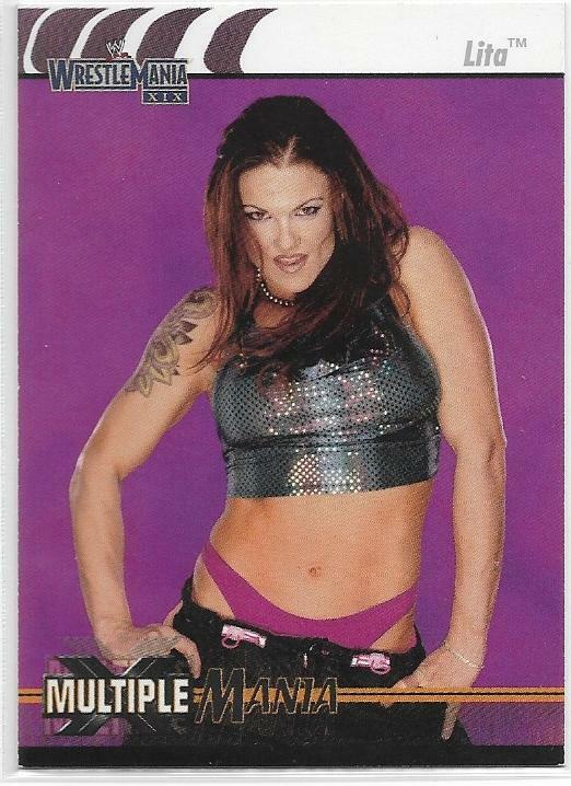 Lita 2003 Fleer Wrestlemania Multiple Mania #86