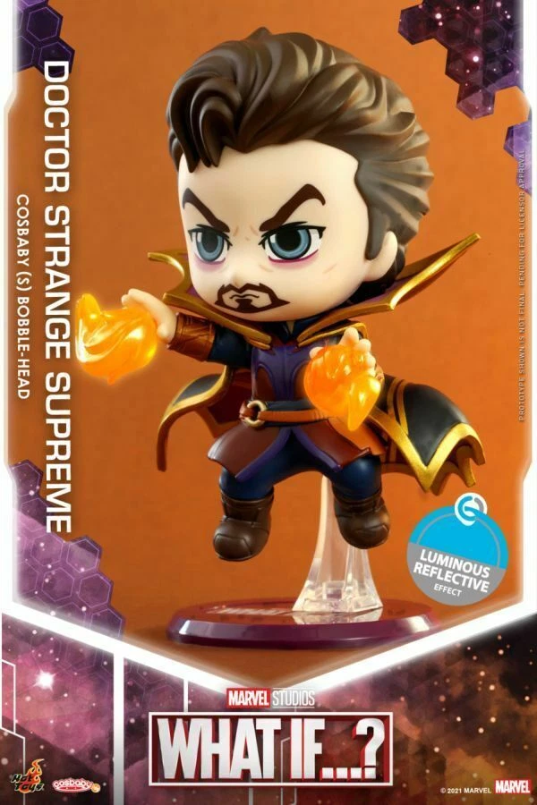 Marvel Hot Toys Cosbaby Doctor Strange Supreme ЧТО, ЕСЛИ...? COSB887 Cosbaby новый - Изображение 3 из 4