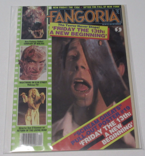 Fangoria Horror Magazine #44 1985 Friday 13th New Beginning Company of Wolves - Zdjęcie 1 z 1