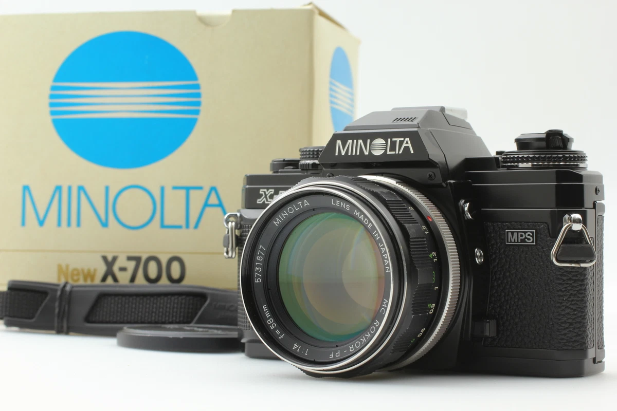 w*4様 MINOLTA X-700 MC ROKKOR-PF 1:1.4 f= Near MINT w/ Box] Minolta X-700 Camera MC Rokkor PF 58mm f/1.4