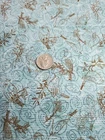 1 3/8 yds Birds On Twigs & Branches Flowers Blue Debbie Mumm Quilt Fabric
