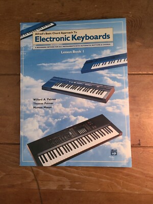 Alfred's Basic Chord Approach to Electronic Keyboards Lesson Book 1 New (834)